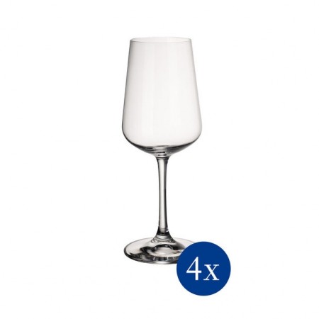 VILLEROY & BOCH - OVID WHITE WINE GLASS - 4 PIECES - 214 MM, 0,38 L